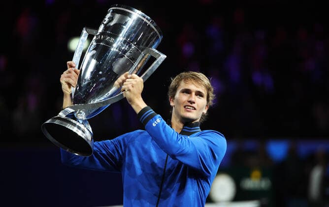 Sport Themen der Woche KW38 Sport Bilder des Tages TENNIS - Laver Cup 2019 GENEVA,SWITZERLAND,22.SEP.19 - TENNIS - Laver Cup, Team Europe vs Team World. Image shows Alexander Zverev (GER). GEPAxpictures xMatthiasxHauer