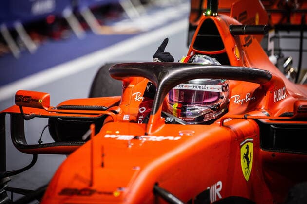 Motorsports: FIA Formula One World Championship, WM, Weltmeisterschaft 2019, Grand Prix of Singapore, 5 Sebastian Vettel (GER, Scuderia Ferrari Mission Winnow), Singapore Singapore
