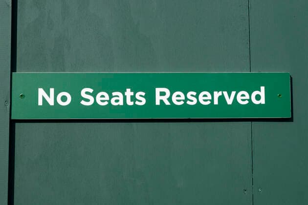 Wimbledon , No Seats Reserved Shield, Close-up, Detail, Copyright: xJuergenxHasenkopfx