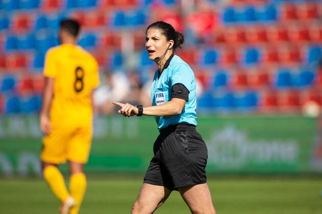 Referee Riem HUSSEIN Football, SpVgg Unterhaching UNT SG Sonnenhof Grossaspach SGA , 3 League, Season 2019 2020, 9 Matchday, on 21 09 2019 in Unterhaching A L P E N B A U E R S P O R T P A R K Germany x20190921_137x