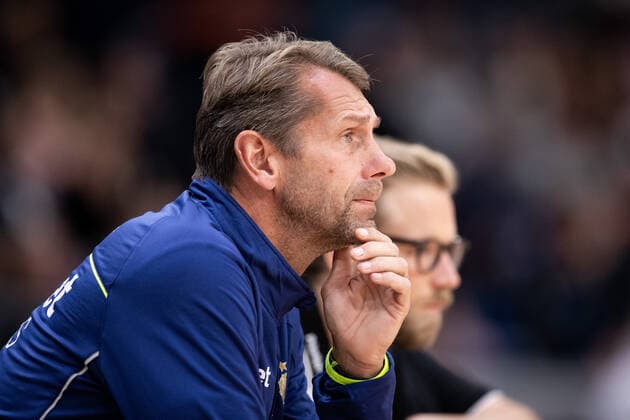 190923 Redbergslids assistant coach Magnus Wislander during the handball match in the Handbolls league between Redbergslid and Alingsas on September 23, 2019 in Gothenburg,  Copyright: MICHAELxERICHSEN BB190923MI043