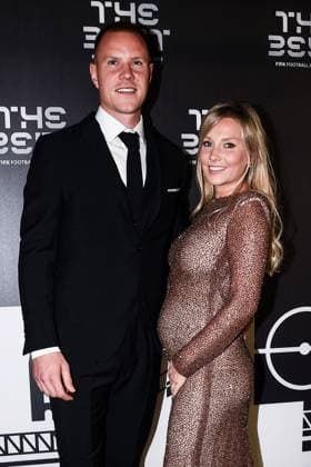 Mailand 23 09 2019 - The Best FIFA Football Awards Gala Wahl DanielexBuffa Marc-Andre ter Stegen-Daniela Jehle 