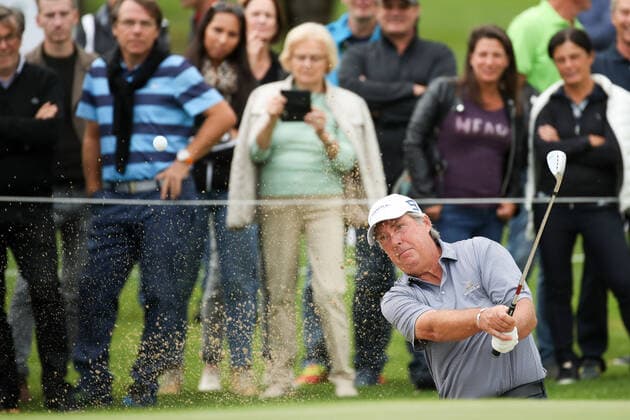 GOLF - Austrian Senior Open GRAZ,AUSTRIA,24.SEP.19 - GOLF - Staysure Tour, Murhof Legends - Austrian Senior Open, Audi Shoot Out, GC Andritz. Image shows Barry Lane (ENG). GEPAxpictures xChristianxWalgram