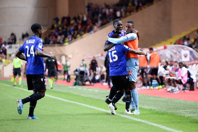 JOIE - 02 STANLEY NSOKI (NICE) FOOTBALL : Monaco vs Nice - Ligue 1 Conforama - 24 09 2019 FEP Panoramic 