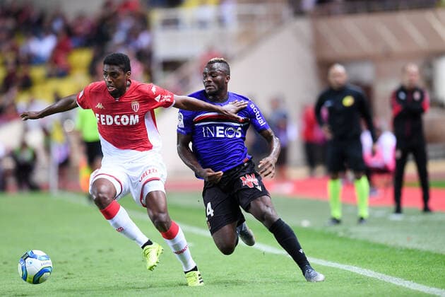 14 IGNATIUS GANAGO (NICE) FOOTBALL : Monaco vs Nice - Ligue 1 Conforama - 24 09 2019 FEP Panoramic 