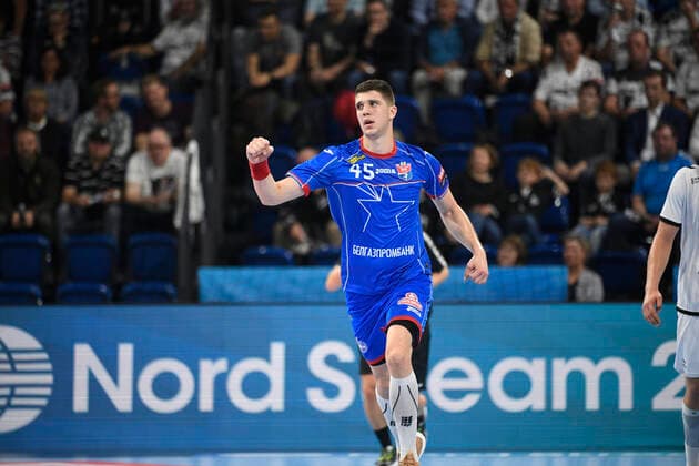 Darko Dukic Brest , Handball, Men, THW Kiel vs. HC Meshkov Brest, Champions League, 3 Matchday, Group stage, 25 09 19 Kiel Sparkassen Arena Schleswig Holstein Germany