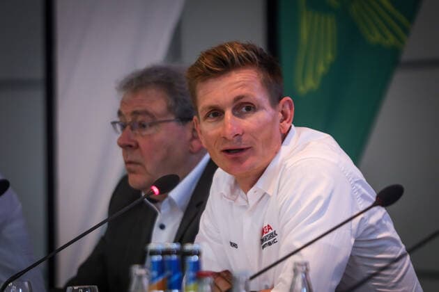 DEU, Germany, North Rhine-Westphalia, Münster, 25 09 2019 Press conference, Sparkassen Münsterland Giro Andre Greipel, Team Arkea Samsic