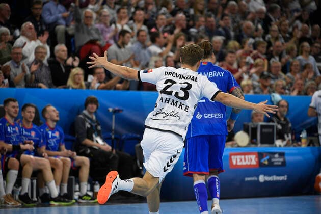 Rune Dahmke THW Kiel , Handball, Men, THW Kiel vs. HC Meshkov Brest, Champions League, 3 Matchday, Group Phase, 25 09 19 Kiel Sparkassen Arena Schleswig Holstein Germany