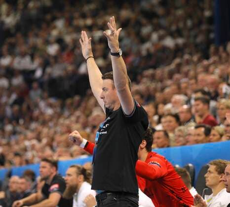 Photo Coach Filip Jicha Kiel Handball Men Champions League at Mi 25 09 2019 THW Kiel HC Meshkov Brest