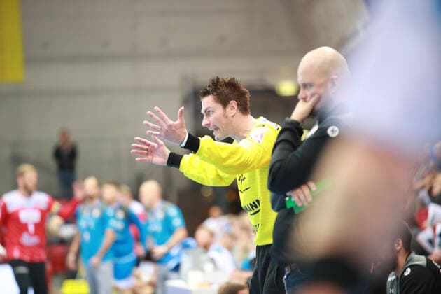 Goalkeeper Christian Lichtlein HC Erlangen TVB 1898 Stuttgart HC Erlangen, DHB Cup, 1 8 Final on 25 09 2019 Stuttgart Copyright: xEIBNER Benjamin_Laux EP_BLU