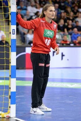 Isabell Roch goalkeeper Germany, TuS Metzingen, GER, Germany Belarus, Belarus handball, womens international, Woman Qualifiers EHF EURO 2020, 25 09 2019, GER, Germany Belarus handball, womens international, 25 09 2019 Coburg Copyright: xEIBNER RolandxSippelx EP_RSL