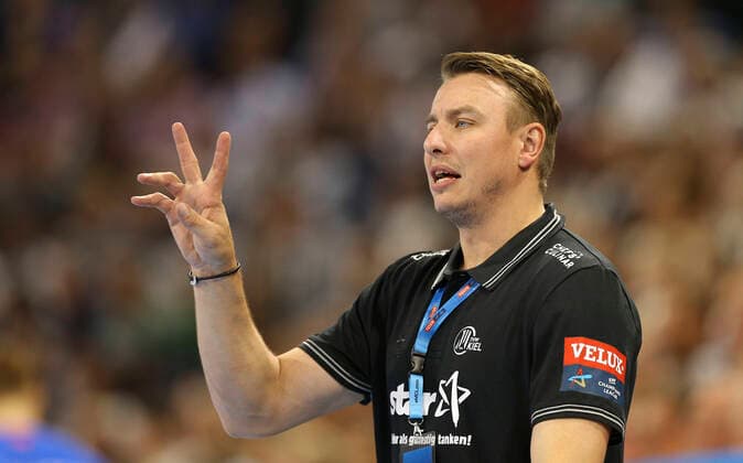 Photo Coach Filip Jicha Kiel Handball Men Champions League at Mi 25 09 2019 THW Kiel HC Meshkov Brest 30 23
