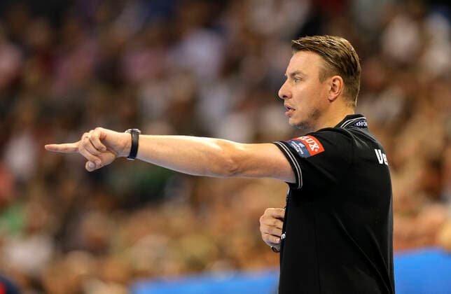 Photo Coach Filip Jicha Kiel Handball Men Champions League at Mi 25 09 2019 THW Kiel HC Meshkov Brest 30 23