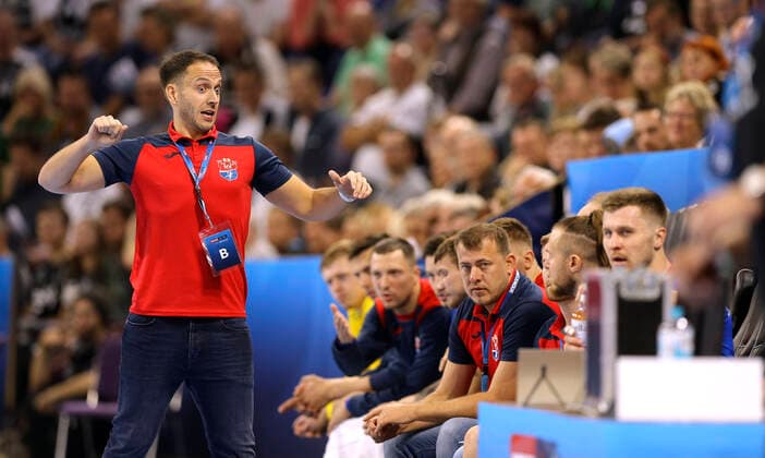 Photo Coach Raul Alonso Brest Handball Men Champions League at Mi 25 09 2019 THW Kiel HC Meshkov Brest 30 23