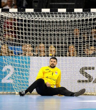 Photo Loser Brest , Goalkeeper Ivan Pesic Handball Men Champions League at Mi 25 09 2019 THW Kiel HC Meshkov Brest 30 23