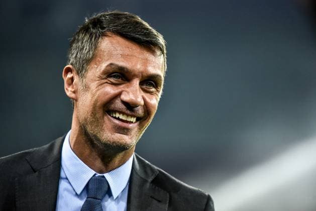 Sport Bilder des Tages Italy: Torino FC vs Milan Paolo Maldini of Milan looks on before the Serie A football match between Torino FC and AC Milan. Torino FC won 2-1 over Ac Milan at Stadio Olimpico Grande Torino, in Turin, Italy 26 September 2019 Turin Piedmont Turin Italy Stadio Olimpico Grande Torino  AlbertoxGandolfox xPacificxPress