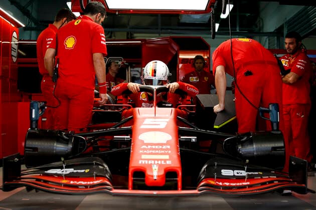 Motorsports: FIA Formula One World Championship, WM, Weltmeisterschaft 2019, Grand Prix of Russia, 5 Sebastian Vettel (GER, Scuderia Ferrari Mission Winnow), Sochi Russia