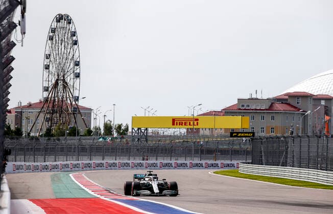 Motorsports: FIA Formula One World Championship, WM, Weltmeisterschaft 2019, Grand Prix of Russia, 44 Lewis Hamilton (GBR, Mercedes AMG Petronas Motorsport), Sochi Russia