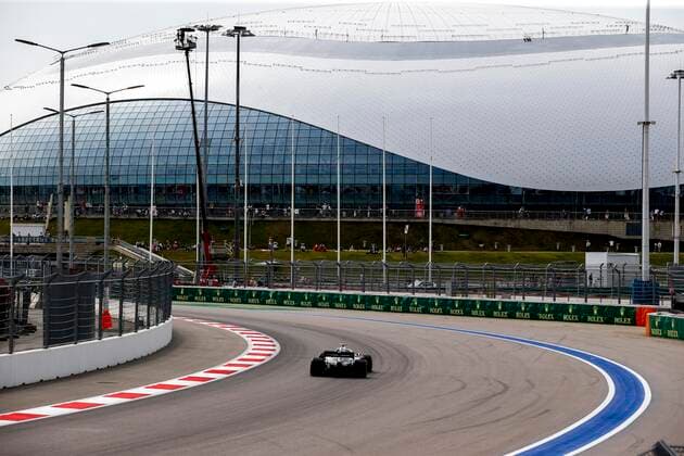 Motorsports: FIA Formula One World Championship, WM, Weltmeisterschaft 2019, Grand Prix of Russia, 44 Lewis Hamilton (GBR, Mercedes AMG Petronas Motorsport), Sochi Russia