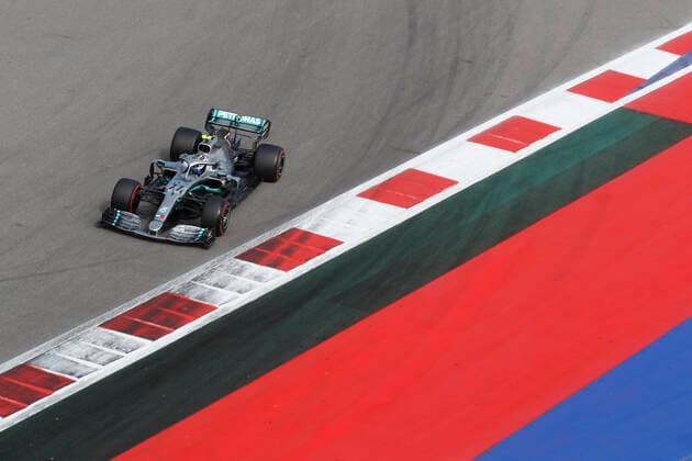 Motorsports: FIA Formula One World Championship, WM, Weltmeisterschaft 2019, Grand Prix of Russia, 77 Valtteri Bottas (FIN, Mercedes AMG Petronas Motorsport), Sochi Russia