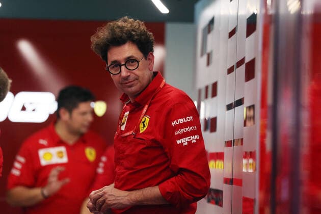 Photo4 LaPresse 27 09 2019 Sochi, Russia Grand Prix Formula One Russia 2019 In the pic: free practice 2, Mattia Binotto (ITA) Ferrari Team Principal  Copyright: xPhoto4 LaPressex