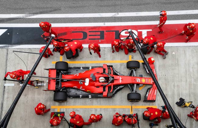 Motorsports: FIA Formula One World Championship, WM, Weltmeisterschaft 2019, Grand Prix of Russia, 5 Sebastian Vettel (GER, Scuderia Ferrari Mission Winnow), Sochi Russia