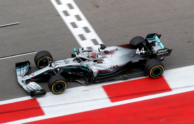 Motorsports: FIA Formula One World Championship, WM, Weltmeisterschaft 2019, Grand Prix of Russia, 44 Lewis Hamilton (GBR, Mercedes AMG Petronas Motorsport), Sochi Russia