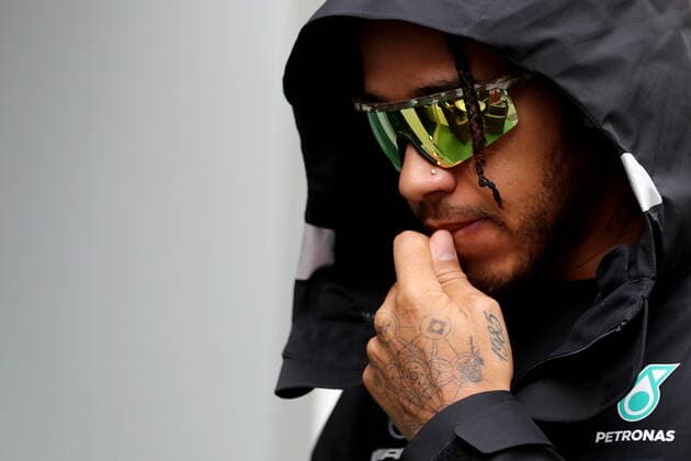 SOCHI, RUSSIA â€“ SEPTEMBER 28, 2019: Mercedes AMG Petronas F1 driver Lewis Hamilton of the United Kingdom seen before a free practice session at the 2019 Formula One Russian Grand Prix at the Sochi Autodrom racing circuit. Sergei Fadeichev TASS  TS0BCA8B