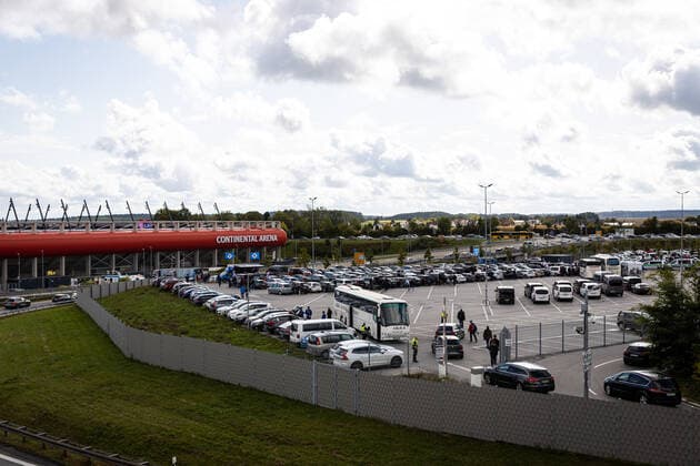 28 09 2019, Soccer, GER, Season 2019 2020, 2 Bundesliga, 23 Matchday, SSV Jahn Regensburg Hamburger SV The Continental Arena before the game DFL REGULATIONS PROHIBIT ANY USE OF PHOTOGRAPHS AS IMAGE SEQUENCES AND OR QUASI VIDEO
