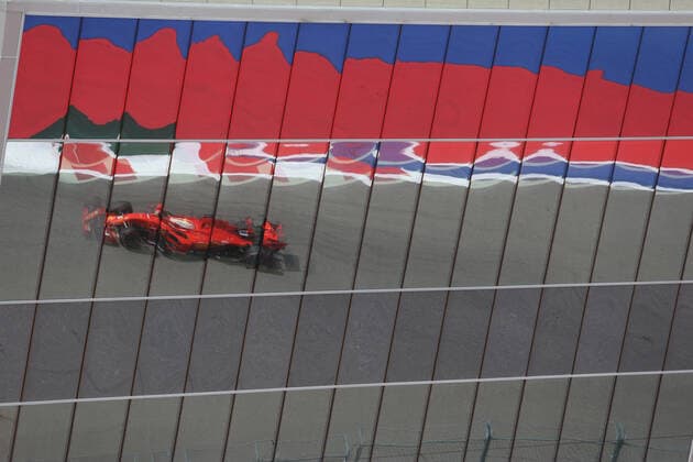 Photo4 LaPresse 28 09 2019 Sochi, Russia Grand Prix Formula One Russia 2019 In the pic: Free practice 3, Sebastian Vettel (GER) Scuderia Ferrari SF90  Copyright: xPhoto4 LaPressex