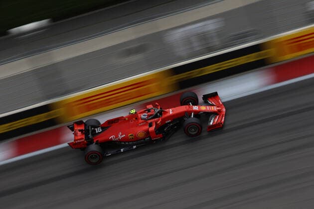Photo4 LaPresse 28 09 2019 Sochi, Russia Grand Prix Formula One Russia 2019 In the pic: Free practice 3, Charles Leclerc (MON) Scuderia Ferrari SF90  Copyright: xPhoto4 LaPressex