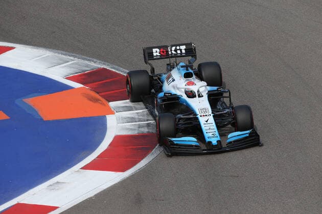 Photo4 LaPresse 28 09 2019 Sochi, Russia Grand Prix Formula One Russia 2019 In the pic: Free practice 3, George Russell (GBR) Williams F1 FW42  Copyright: xPhoto4 LaPressex
