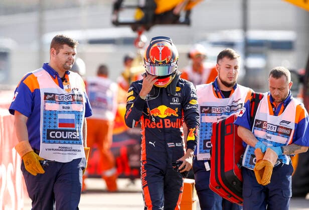 Motorsports: FIA Formula One World Championship, WM, Weltmeisterschaft 2019, Grand Prix of Russia, 23 Alexander Albon (THA, Aston Martin Red Bull Racing), Sochi Russia
