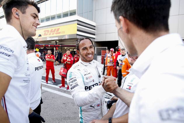 Motorsports: FIA Formula One World Championship, WM, Weltmeisterschaft 2019, Grand Prix of Russia, 44 Lewis Hamilton (GBR, Mercedes AMG Petronas Motorsport), Sochi Russia