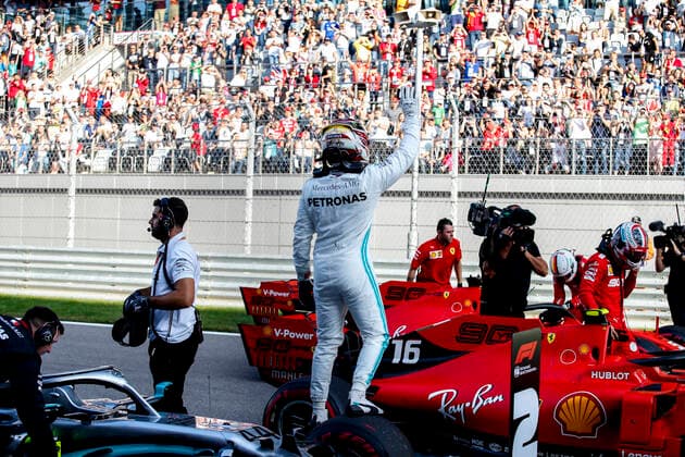 Motorsports: FIA Formula One World Championship, WM, Weltmeisterschaft 2019, Grand Prix of Russia, 44 Lewis Hamilton (GBR, Mercedes AMG Petronas Motorsport), Sochi Russia