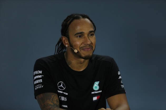 Photo4 LaPresse 28 09 2019 Sochi, Russia Grand Prix Formula One Russia 2019 In the pic: Official Fia press conference, PK, Pressekonferenz Lewis Hamilton (GBR) Mercedes AMG F1 W10 EQ Power  Copyright: xPhoto4 LaPressex