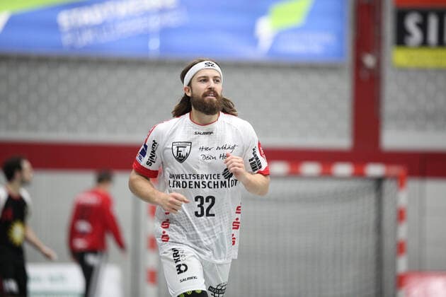 Julius Lindskog Andersson TuS Ferndorf 32 GER, Handball, 2 Bundesliga, TuS N Luebbecke vs. TuS Ferndorf, 28 09 2019 Luebbecke Copyright: xEIBNER JanxStrohdiekx EP_JSK