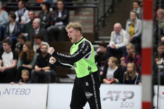 Tim Hottgenroth TuS Ferndorf 16 GER, Handball, 2 Bundesliga, TuS N Luebbecke vs. TuS Ferndorf, 28 09 2019 Luebbecke Copyright: xEIBNER JanxStrohdiekx EP_JSK