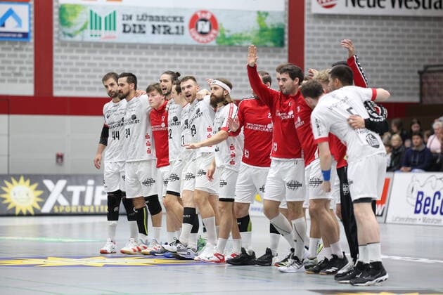TuS Ferndorf GER, Handball, 2 Bundesliga, TuS N Luebbecke versus TuS Ferndorf, 28 09 2019 Luebbecke Copyright: xEIBNER JanxStrohdiekx EP_JSK