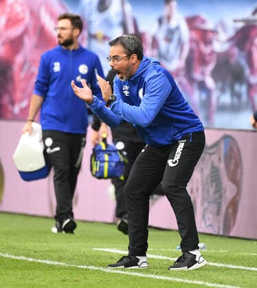 Soccer, Men, Season 2019 2020, 1 Bundesliga 6 Matchday RB Leipzig FC Schalke 04 1 3 , Coach David Wagner Schalke 04 , 28 09 2019, Copyright: xMatthiasxKochx