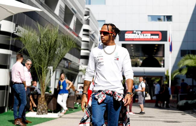 Motorsports: FIA Formula One World Championship, WM, Weltmeisterschaft 2019, Grand Prix of Russia, 44 Lewis Hamilton (GBR, Mercedes AMG Petronas Motorsport), Sochi Russia
