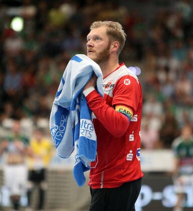 Frisch Auf Göppingen TVB 1898 Stuttgart Germany, Göppingen, 29 09 2019, Handball, Liqui Moly HBL Bundesliga, Season 2019 2020, Frisch Auf Göppingen TVB 1898 Stuttgart Johannes Bitter TVB 1898 Stuttgart