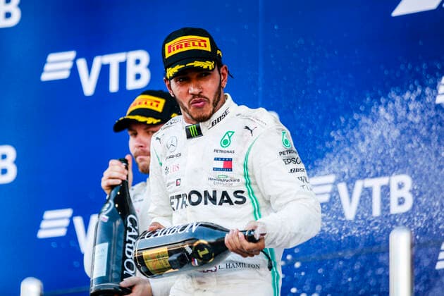 Motorsports: FIA Formula One World Championship, WM, Weltmeisterschaft 2019, Grand Prix of Russia, 44 Lewis Hamilton (GBR, Mercedes AMG Petronas Motorsport), Sochi Russia