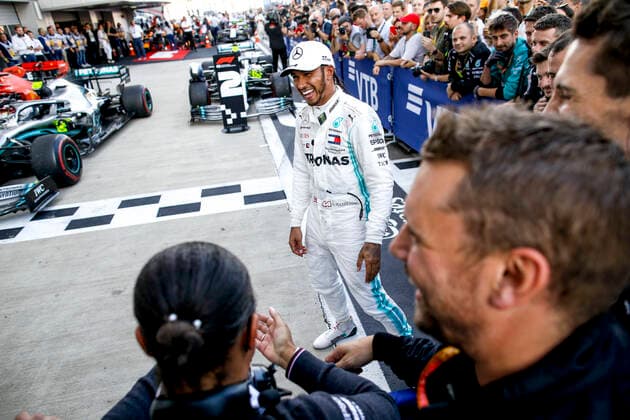 Motorsports: FIA Formula One World Championship, WM, Weltmeisterschaft 2019, Grand Prix of Russia, 44 Lewis Hamilton (GBR, Mercedes AMG Petronas Motorsport), Sochi Russia