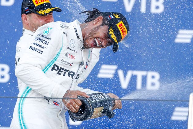 Motorsports: FIA Formula One World Championship, WM, Weltmeisterschaft 2019, Grand Prix of Russia, 44 Lewis Hamilton (GBR, Mercedes AMG Petronas Motorsport), Sochi Russia