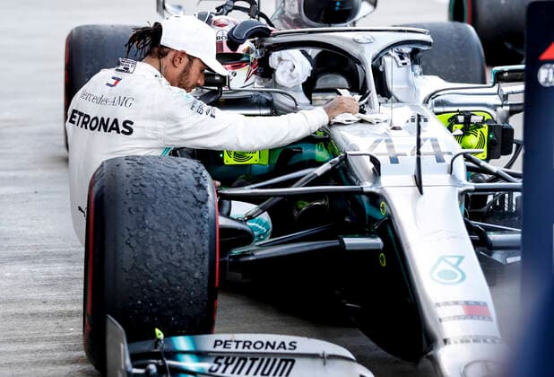 Motorsports: FIA Formula One World Championship, WM, Weltmeisterschaft 2019, Grand Prix of Russia, 44 Lewis Hamilton (GBR, Mercedes AMG Petronas Motorsport), Sochi Russia
