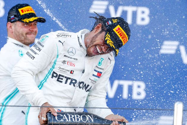 Motorsports: FIA Formula One World Championship, WM, Weltmeisterschaft 2019, Grand Prix of Russia, 44 Lewis Hamilton (GBR, Mercedes AMG Petronas Motorsport), Sochi Russia