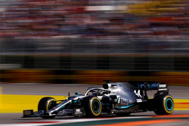 Motorsports: FIA Formula One World Championship, WM, Weltmeisterschaft 2019, Grand Prix of Russia, 44 Lewis Hamilton (GBR, Mercedes AMG Petronas Motorsport), Sochi Russia