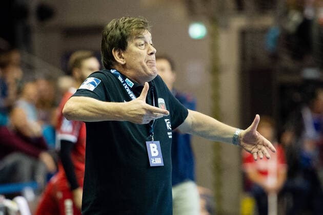 Velimir Petkovic Trainer Fuechse, Fuechse Berlin vs. Owls Ludwigshafen, 29 09 19, GER, Berlin, 29 09 19, HBL, Fuechse Berlin vs. Owls Ludwigshafen Berlin Copyright: xEIBNER UwexKochx EP_ukh