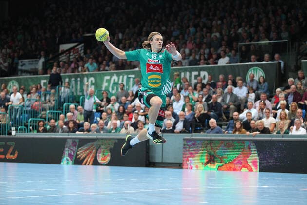 Juri Knorr TSV GWD Minden 19 GER, Handball, 1 Bundesliga, TSV GWD Minden against TBV Lemgo Lippe, 29 09 2019 Minden Copyright: xEIBNER JanxStrohdiekx EP_JSK